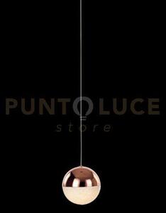 Atomo, testa led 3,6w,306lm 3000k,rame,ø 10 h 400 cm