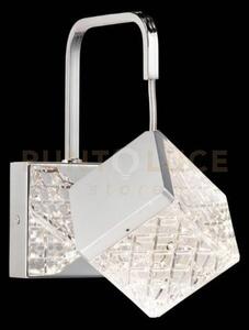 Lampada da parete magia, cromo, led 4,5w 383lm 3000k, l 19 x h 23 cm