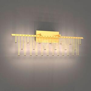 Lampada da parete scintilla, ottone, led 9 w, lumen 765 3000k, l. c