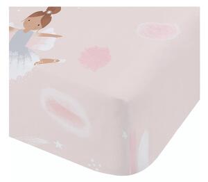 Lenzuolo con angoli per bambini rosa per culla 70x140 cm Dancing Fairies – Catherine Lansfield