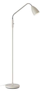 Lampada da terra LED beige con paralume in metallo e intensità regolabile (altezza totale 140 cm) Patro – Markslöjd