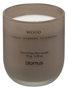Candela in cera di soia profumata tempo di combustione 35 h Tuoksu Wood – Blomus