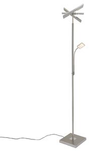 Briloner Lampada da terra a LED Floor 1328-022, angolare, braccio di lettura