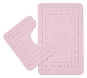 Set di tappetini per il bagno rosa chiaro 2 pz per WC 50x80 cm Armoni – Catherine Lansfield