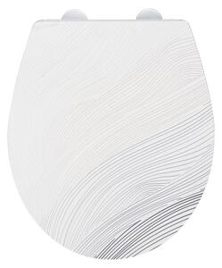 Sedile WC con chiusura Easy-Close (automatica) 38 x 44,5 cm Menin – Wenko