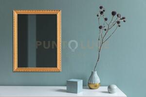 Lola specchio da parete con cornice lavorata con ganci x installazi