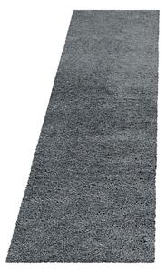 Passatoia grigio 80x250 cm Fluffy - Ayyildiz Carpets