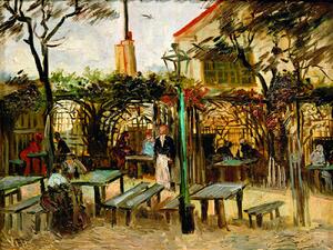 Stampa artistica Caf Terrace on Montmartre La Guinguette - Vincent van Gogh, (40 x 30 cm)