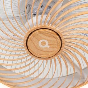 Ventilatore da soffitto in legno con LED con telecomando - Clima