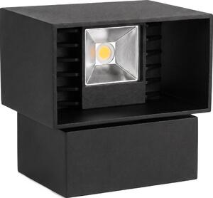 Lampada da parete per esterni LED/6W/230V IP54 nera