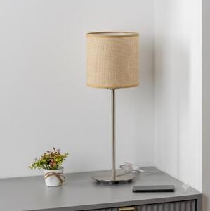 Brilagi - Lampada da tavolo LED NUBILA 1xE27/60W/230V marrone chiaro