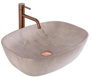 Lavabo da appoggio Rea Freja Beige