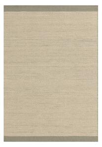 Tappeto in lana intrecciata a mano color crema e verde salvia 160x230 cm Lima Sage - Asiatic Carpets
