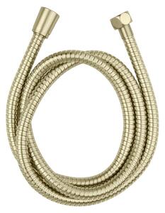 Tubo doccia oro opaco in acciaio inox 150 cm Brass – Wenko