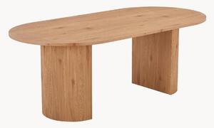 Tavolo ovale effetto legno Boavista, 210 x 100 cm