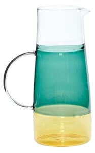 Caraffa turchese in vetro Lemonade - Hübsch