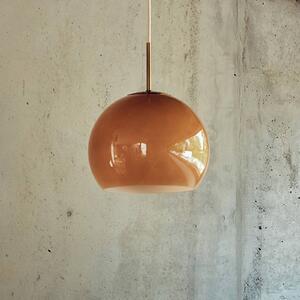 FRANDSEN Lampada a sospensione in vetro Ball, dimmerabile, Marrone / Ruggine, Soggiorno / Sala da pranzo, Vetro, Design, Lampada a sospensione