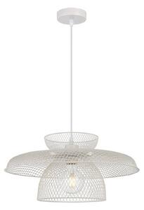 Viokef Lampada a sospensione Maronti, dimmerabile, Bianco / Opale, Soggiorno / Sala da pranzo, Metallo, Moderno, Lampada a sospensione