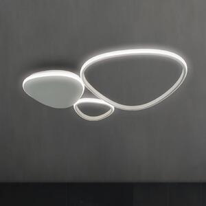 Viokef Plafoniera a LED Helix, Cromo / Argento, Soggiorno / Sala da pranzo, Alluminio, Moderno, Plafoniera LED
