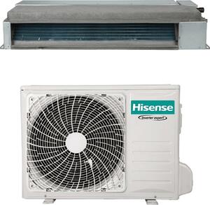 Hisense Climatizzatore Canalizzato 24000 btu Monosplit Condizionatore con Pompa di Calore Classe A++/A+ Comando Cablato e Wireless Inclusi (Unit I