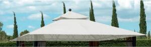 Giardini del Re Copertura Gazebo 3x3 mt Top per Gazebo Eden colore Bianco