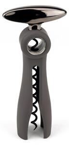 Cavatappi con taglia capsule Peugeot Salma, Dimensioni 7,5x6x h 20 cm Grigio Basalto in confezione regalo