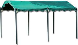 Giardini del Re Gazebo Auto Tenda Garage Moto Bici 3x4 mt in Acciaio/Poliestere colore Verde - Car Port
