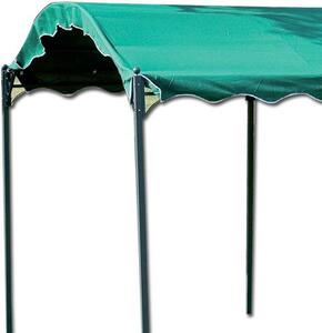 Giardini del Re Gazebo Auto Tenda Garage Moto Bici 3x4 mt in Acciaio/Poliestere colore Verde - Car Port
