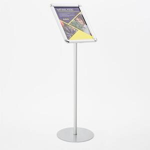 Cornice a scatto Formato A 3 modello a leggio su piantana Dimensioni � 35 x h 95 cm base in metallo verniciato