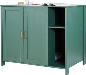 Armadietto per lettiere - Armadietto per gatti - 105 x 68 x 88,5 cm - Presa di corrente integrata - Cassetto - Divisorio rimovibile - Per la maggior parte delle lettiere autopulenti/intelligenti