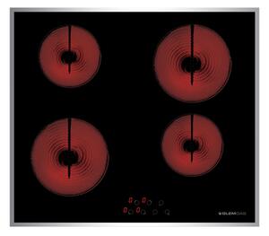 Glem Gas Piano Cottura Elettrico 4 Fuochi Larghezza 58 cm in Vetroceramica colore Nero - GTH64TCIX2