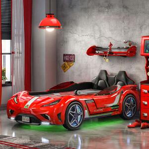 Letto Auto GTE Rosso per Bambini