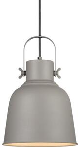 Nordlux - Lampadario a sospensione con filo ADRIAN 1xE27/25W/230V diametro 25 cm grigio