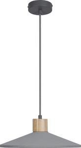 Ledvance - Lampadario a sospensione con filo DECOR CONCRETE 1xE27/15W/230V diametro 32 cm calcestruzzo grigio