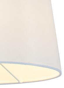Lampada da parete bronzo con paralume bianco e braccio orientabile - Ladas Deluxe