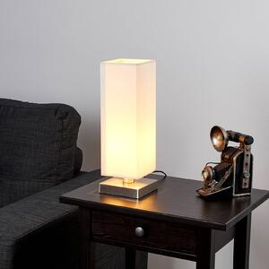 Lindby Martje lampada da tavolo bianca con lampadina E14