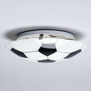 Pallone - lampada da soffitto bianca e nera