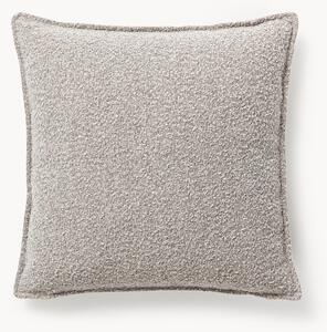 Cuscino decorativo grande in bouclé Lennon, 70 x 70 cm