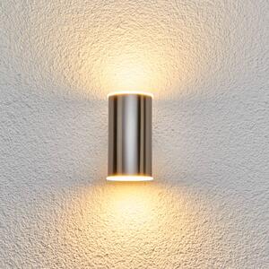 Lindby Morena - applique LED da esterni, acciaio inox