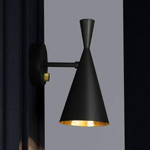 Tom Dixon Beat Wall applique, nero/ottone