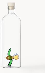 Caraffa in vetro borosilicato fatta a mano Fish, 1,1 L