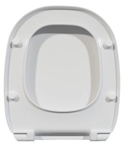 Sedile wc dedicato 500 Pozzi Ginori termoindurente bianco con cerniere rallentate