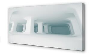 Quadro su tela Supporti 3D bianchi 100x50 cm