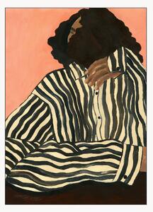 Poster Serene Stripes by Hanna Peterson x The Poster Club