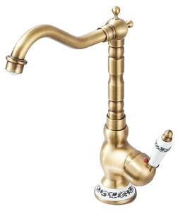 Miscelatore per lavabo, da montare a parete, monocomando, grande, modello A