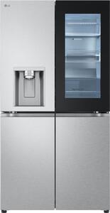 Lg Frigorifero Americano Side by Side Capacit 638 Litri Classe energetica E Raffreddamento No Frost colore Argento - GMG960MBJE.AMBQEUR InstaView
