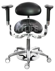 Poltrona odontoiatrica, design ergonomico, regolabile in altezza, colore originale