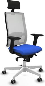 Sedia da ufficio Piqueras y Crespo 2D026G1, colore blu