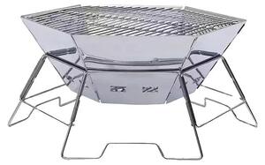 Griglia per barbecue, in acciaio inossidabile, portatile e leggera, griglia per barbecue