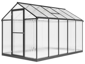 Outsunny Serra da Giardino in Alluminio e Policarbonato, Serra con Finestre Superiori Regolabili, 303x183x195 cm, Trasparente | Aosom Italy